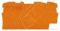 WAGO Bočnice 2002-1392 koncová a separátor 0,8mm, oranžová